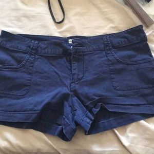 Navy blue shorts